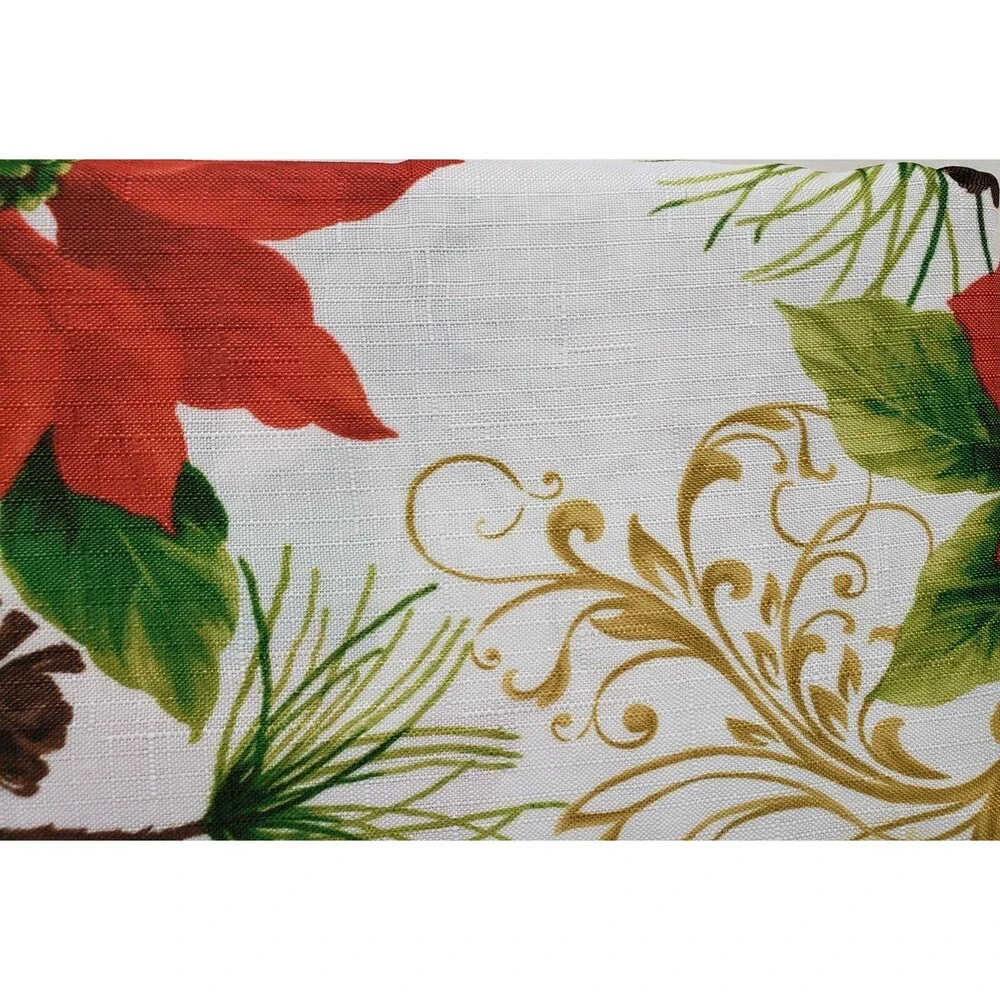 Printed Linen Tablecloth 70